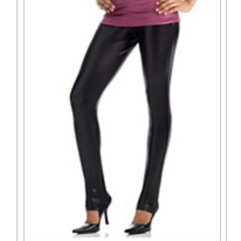 NEW Rocawear Stretch Ruched-Top Divine Spandex Leggings with stirrup Bottom sz L